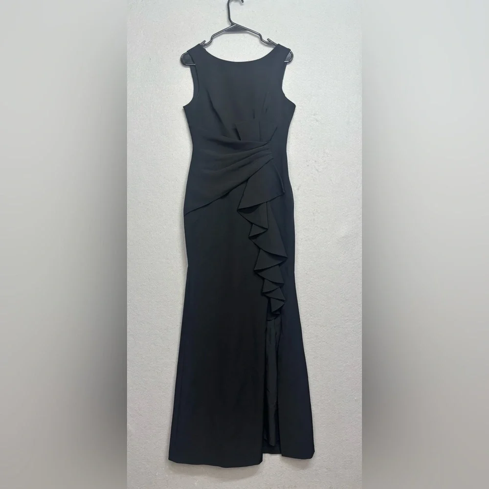 ELIZA J: Ruffle Front Gown size 4 - Picture 9 of 16